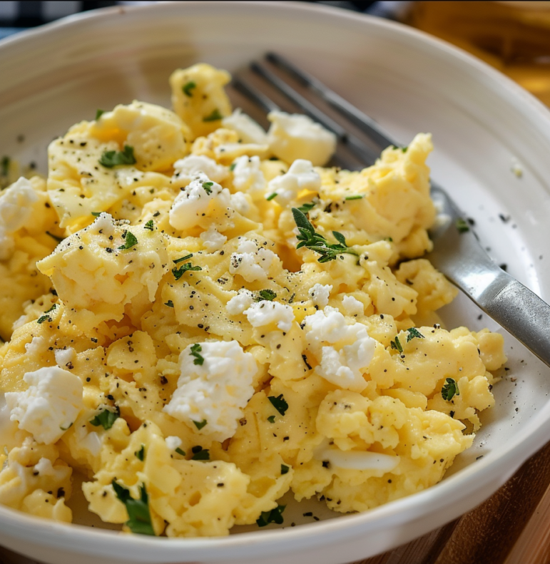 Easy Cottage Cheese and Eggs Scramble