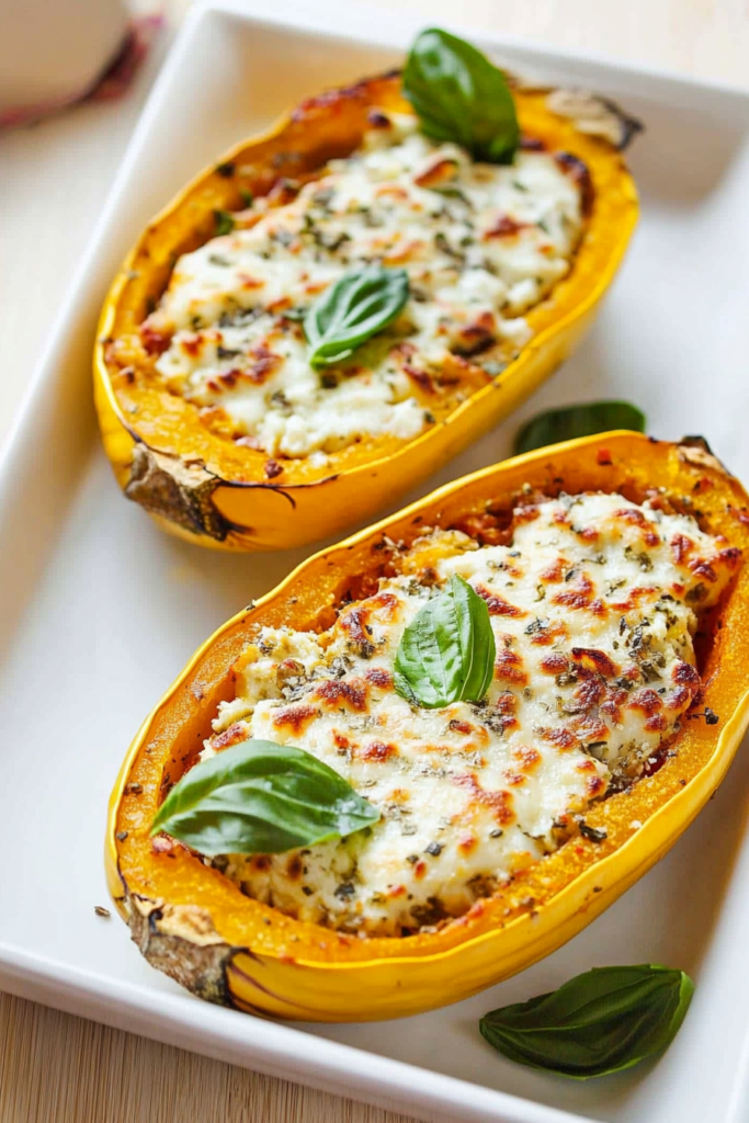 Healthy Cottage Cheese Spaghetti Squash