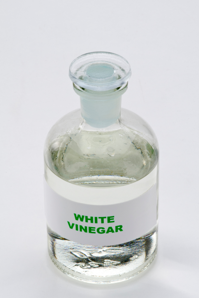 white vinegar for cloth stain