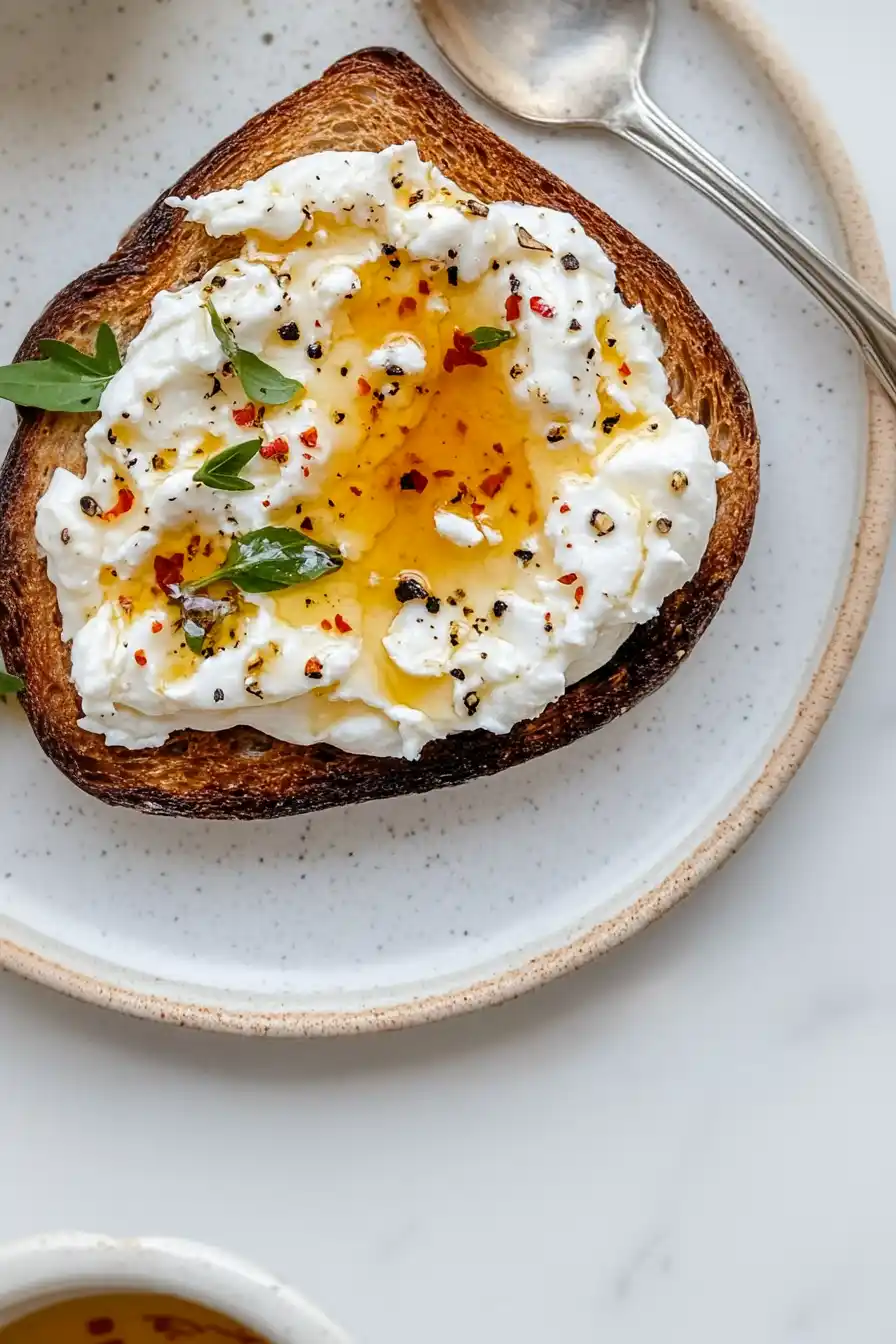 Simple Burrata Appetizer with Honey