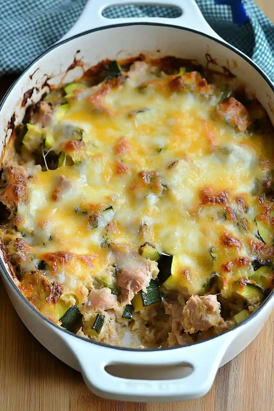 Low Calorie Tuna Zucchini Casserole