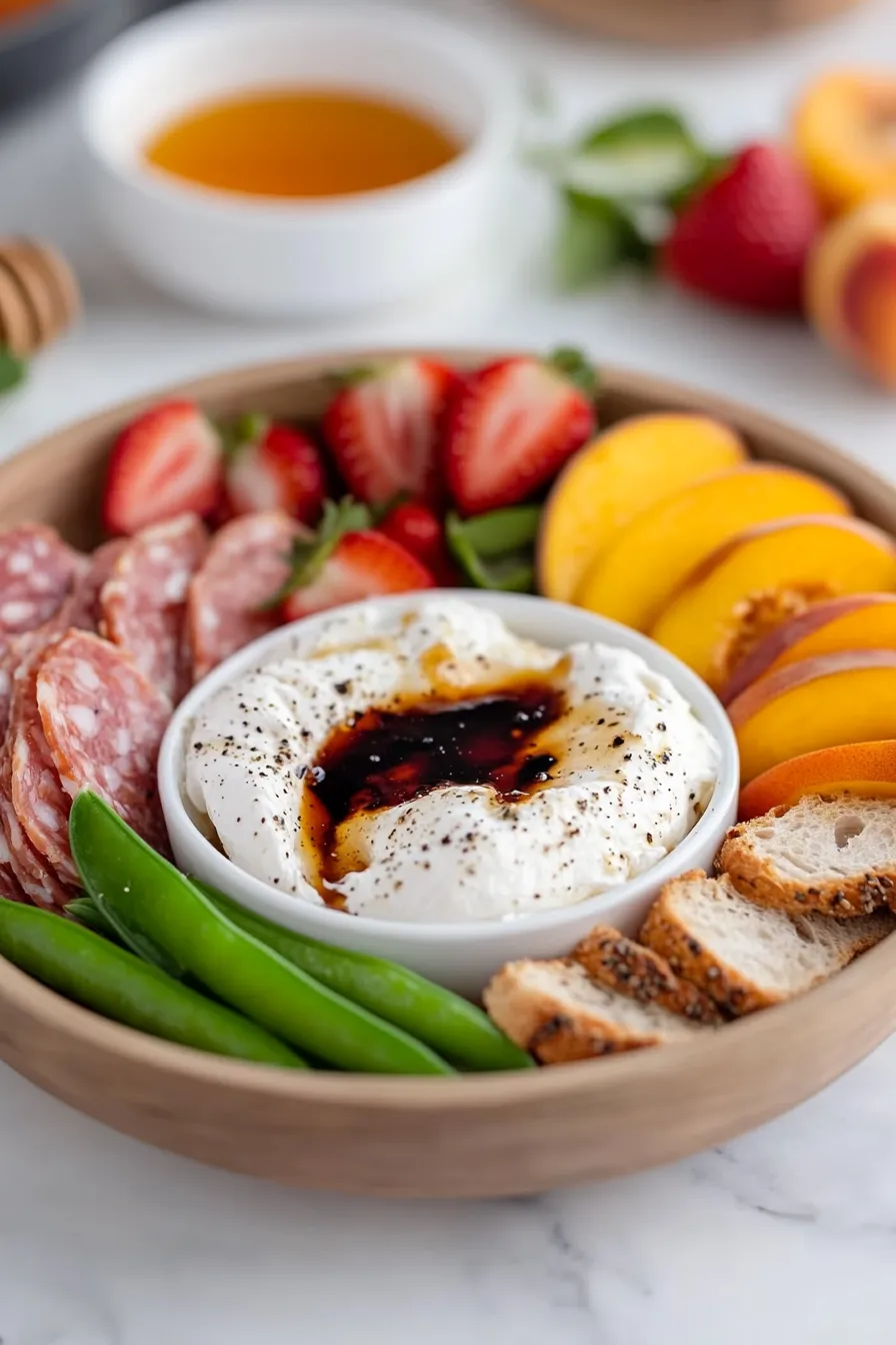 Juicy Burrata Charcuterie Board