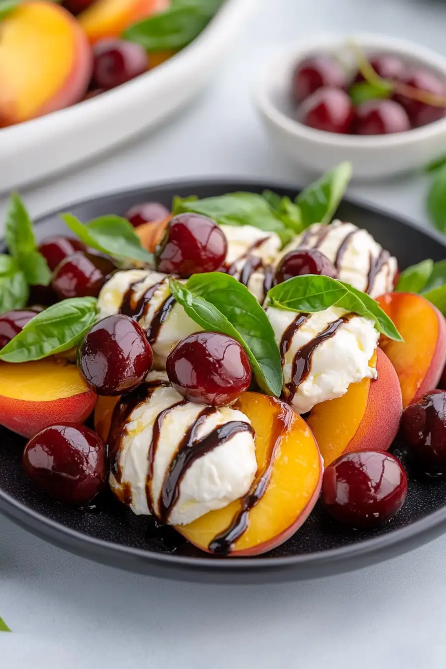 Easy Fruit Salad with Burrata