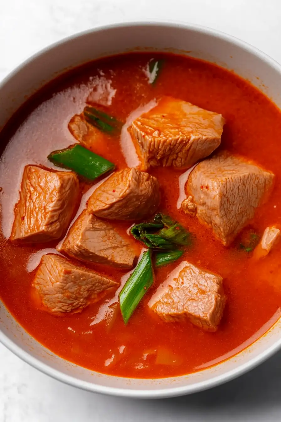 Authentic Korean Spicy Pork Stew