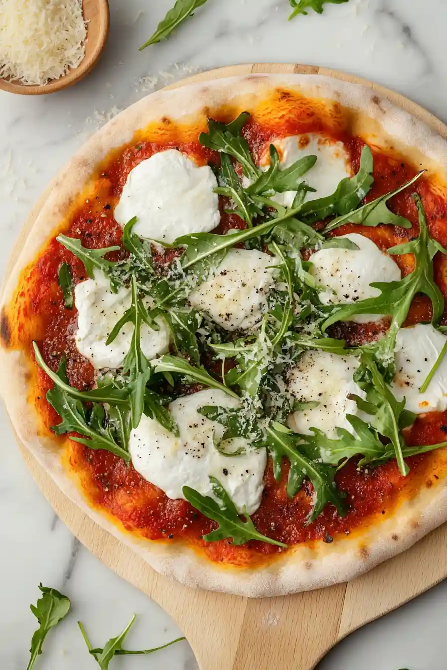 Easy Burrata Pizza