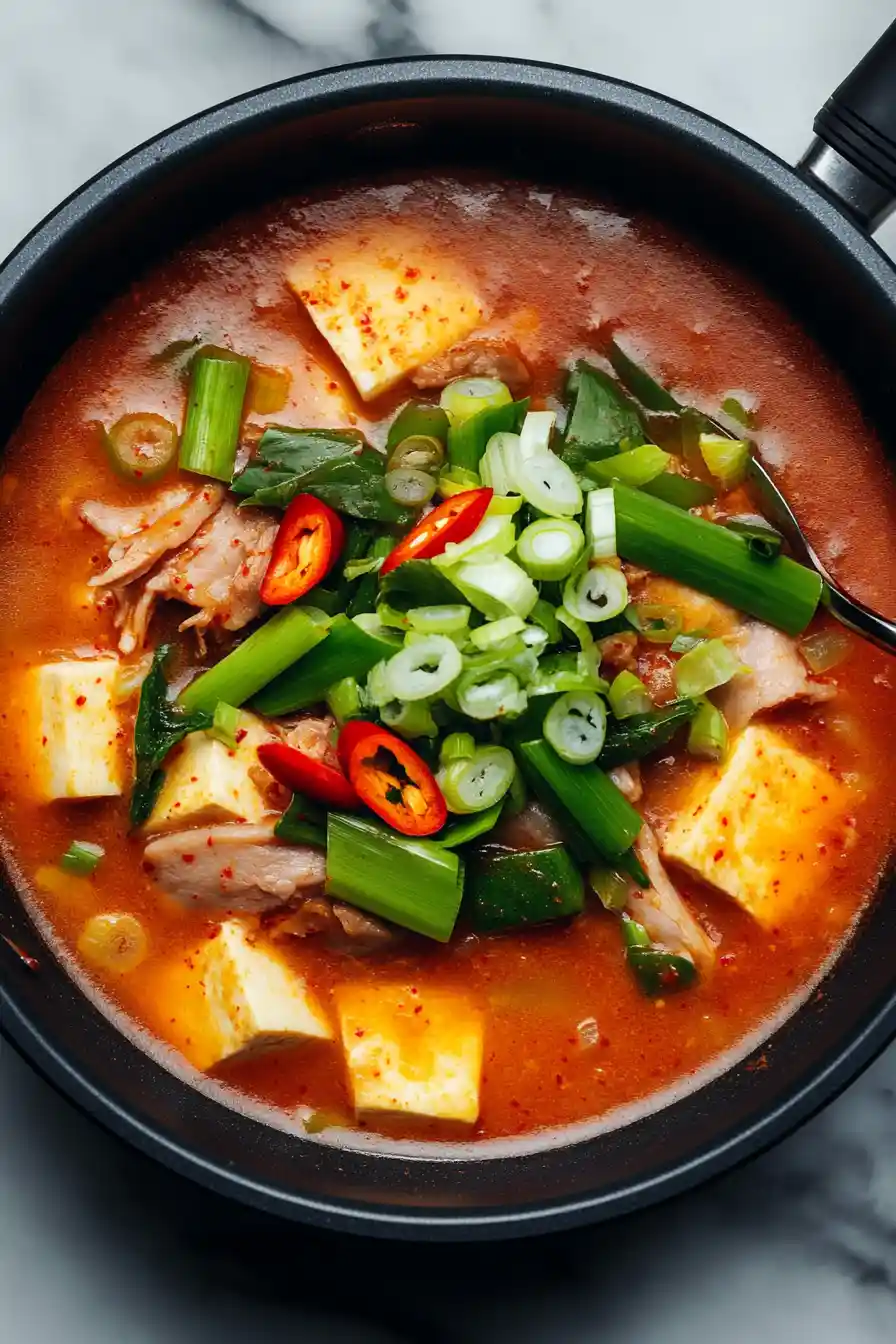 Comforting Gochujang Stew with Pork