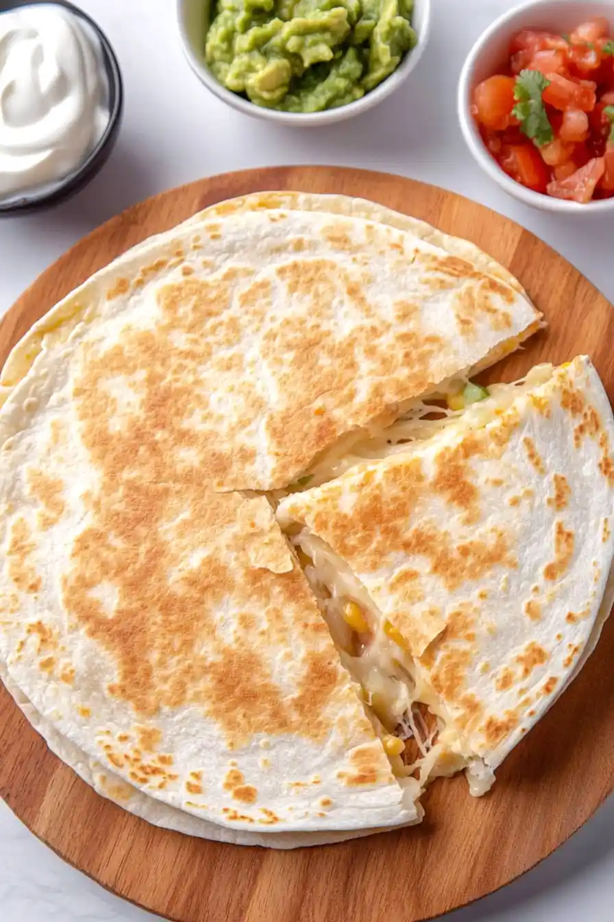 Cheesy Tuna Quesadilla