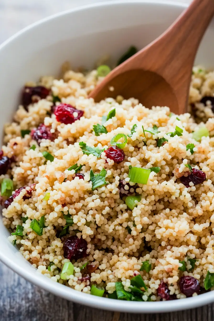Refreshing Cranberry Couscous Salad