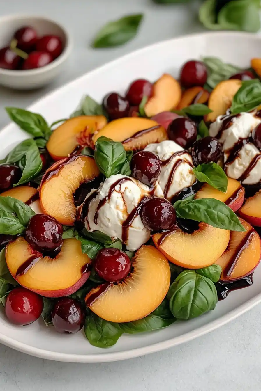 Easy Fruit Salad with Burrata