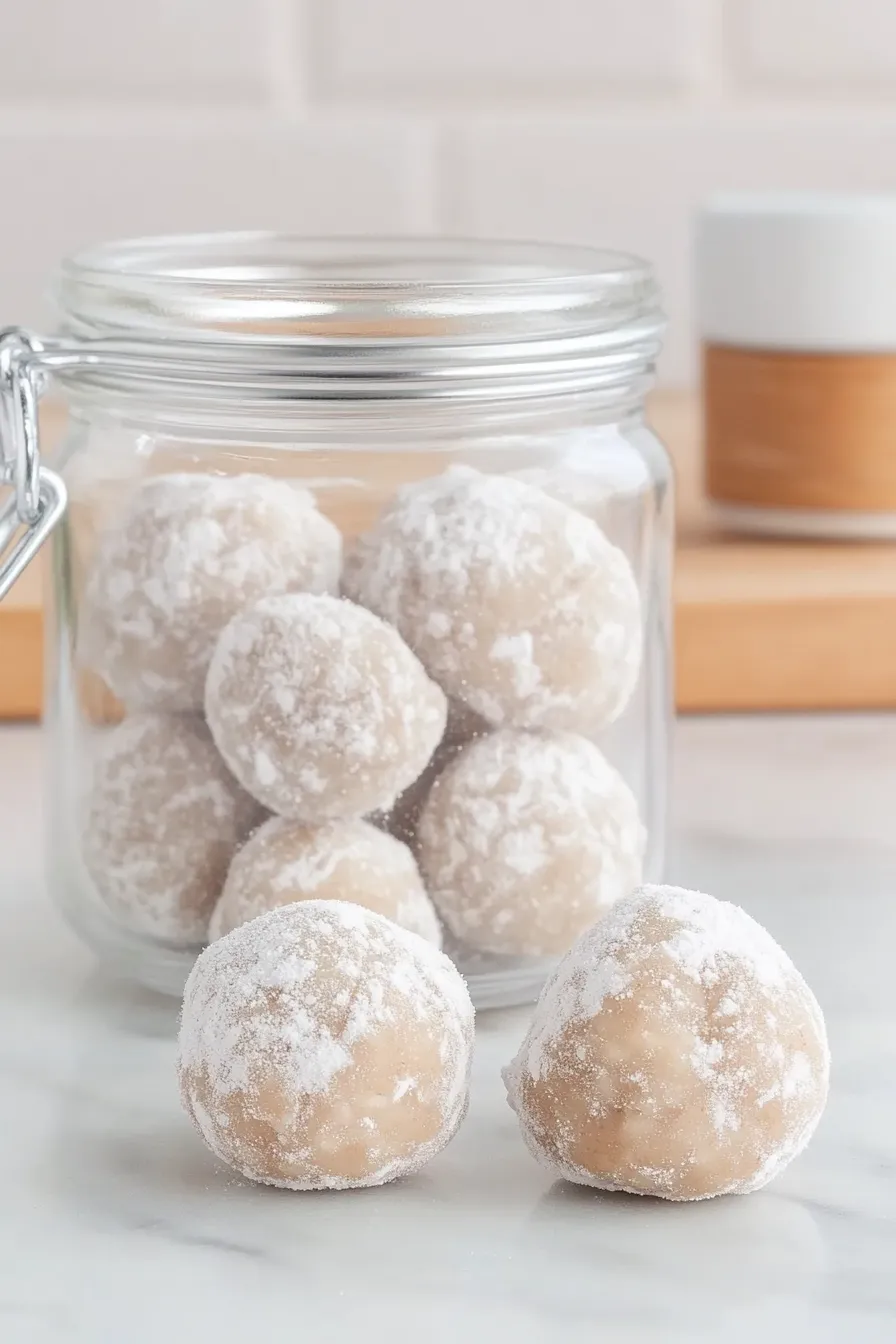 Fancy Rum Balls with Rum Extract