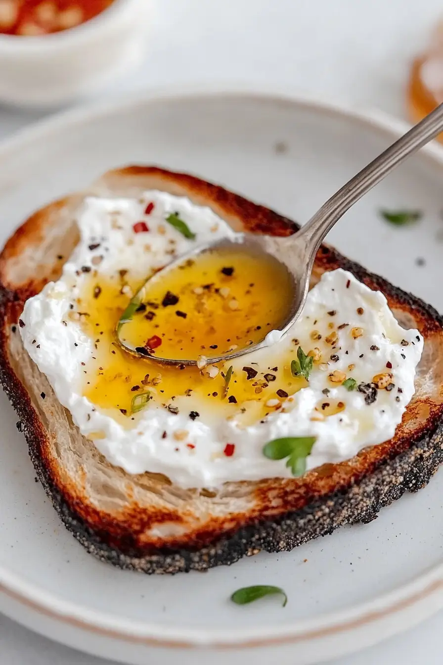 Simple Burrata Appetizer with Honey