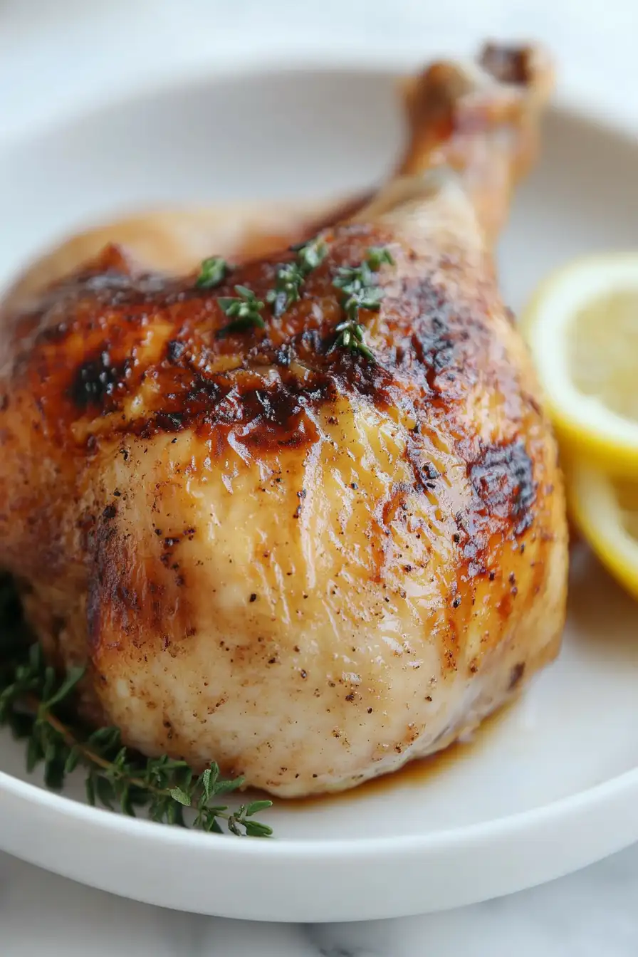Juicy Homemade Rotisserie Chicken