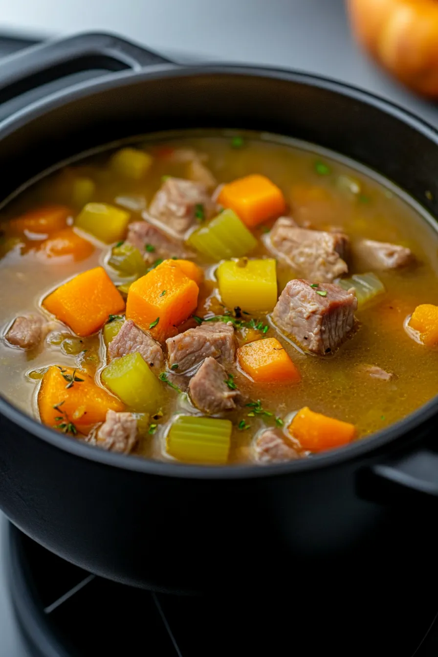 Flavorful Pork Stew with Butternut Squash