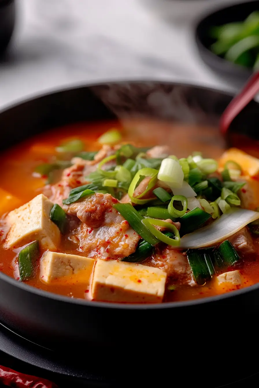 Comforting Gochujang Stew with Pork