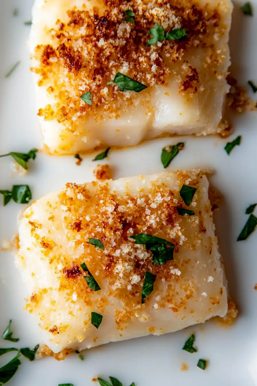 Flaky Keto Low Carb Parmesan Baked Cod