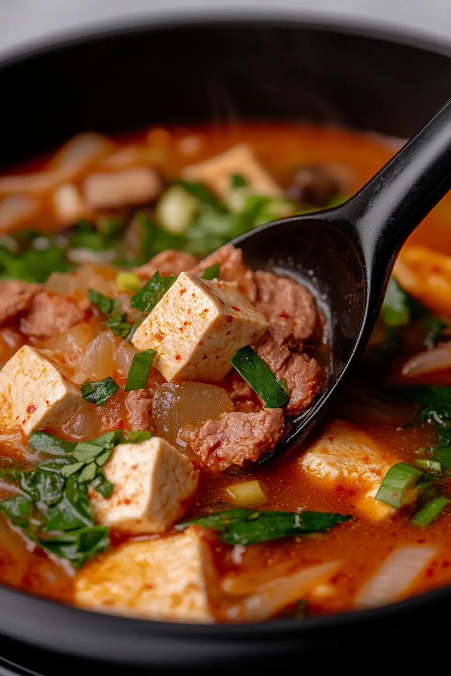 Comforting Gochujang Stew with Pork