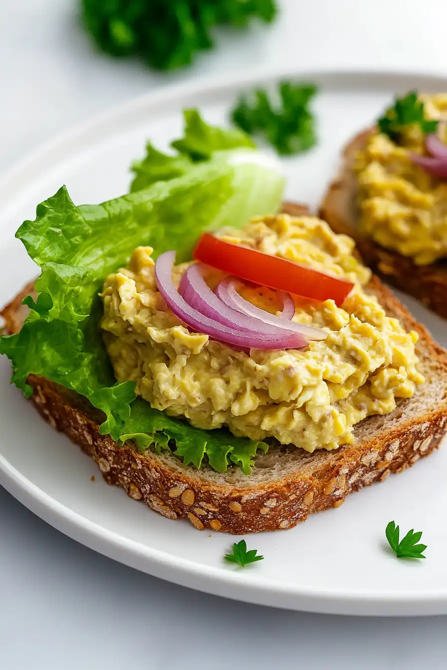 Simple Chickpea Egg Salad