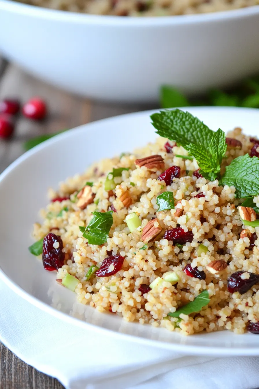 Refreshing Cranberry Couscous Salad