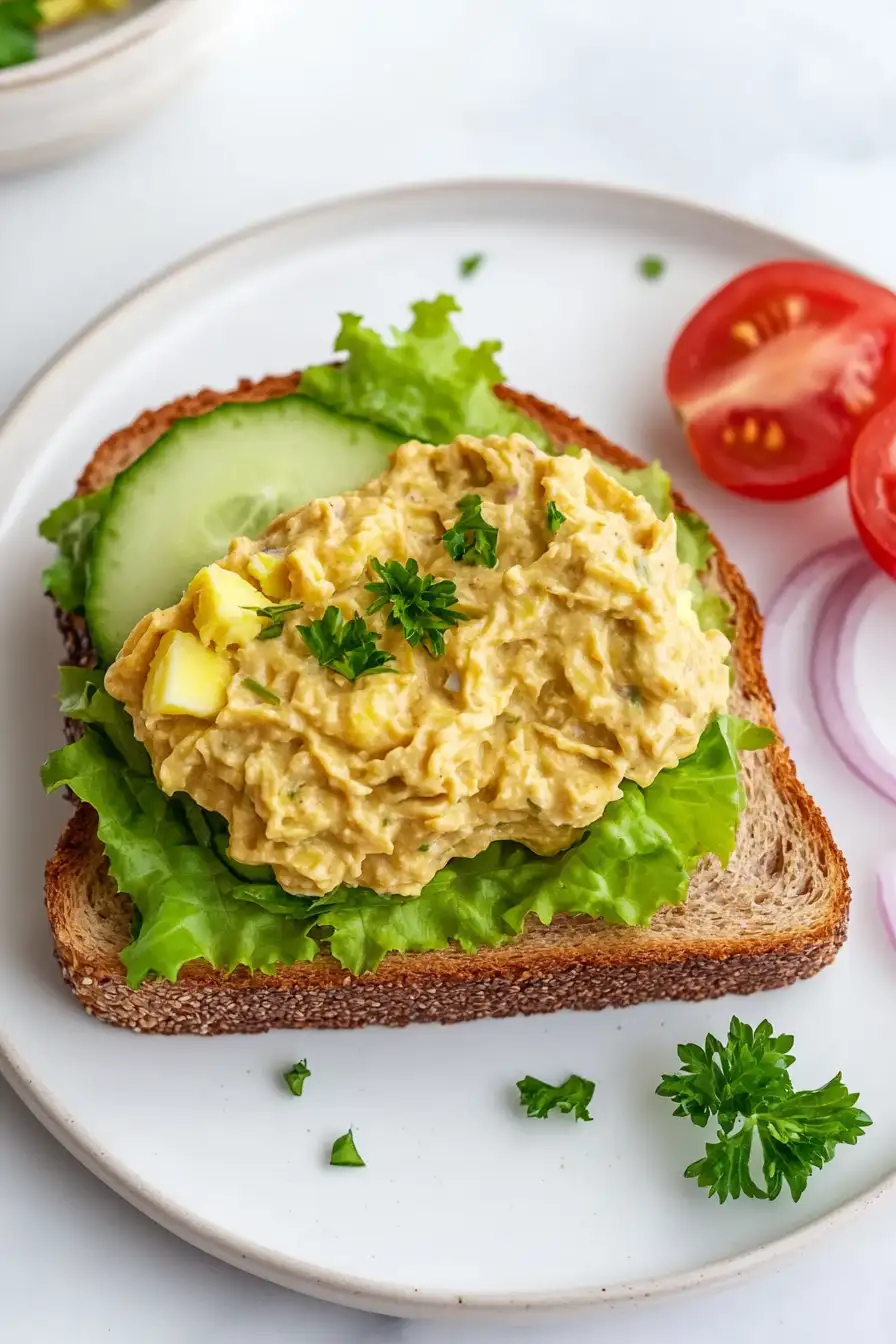 Simple Chickpea Egg Salad
