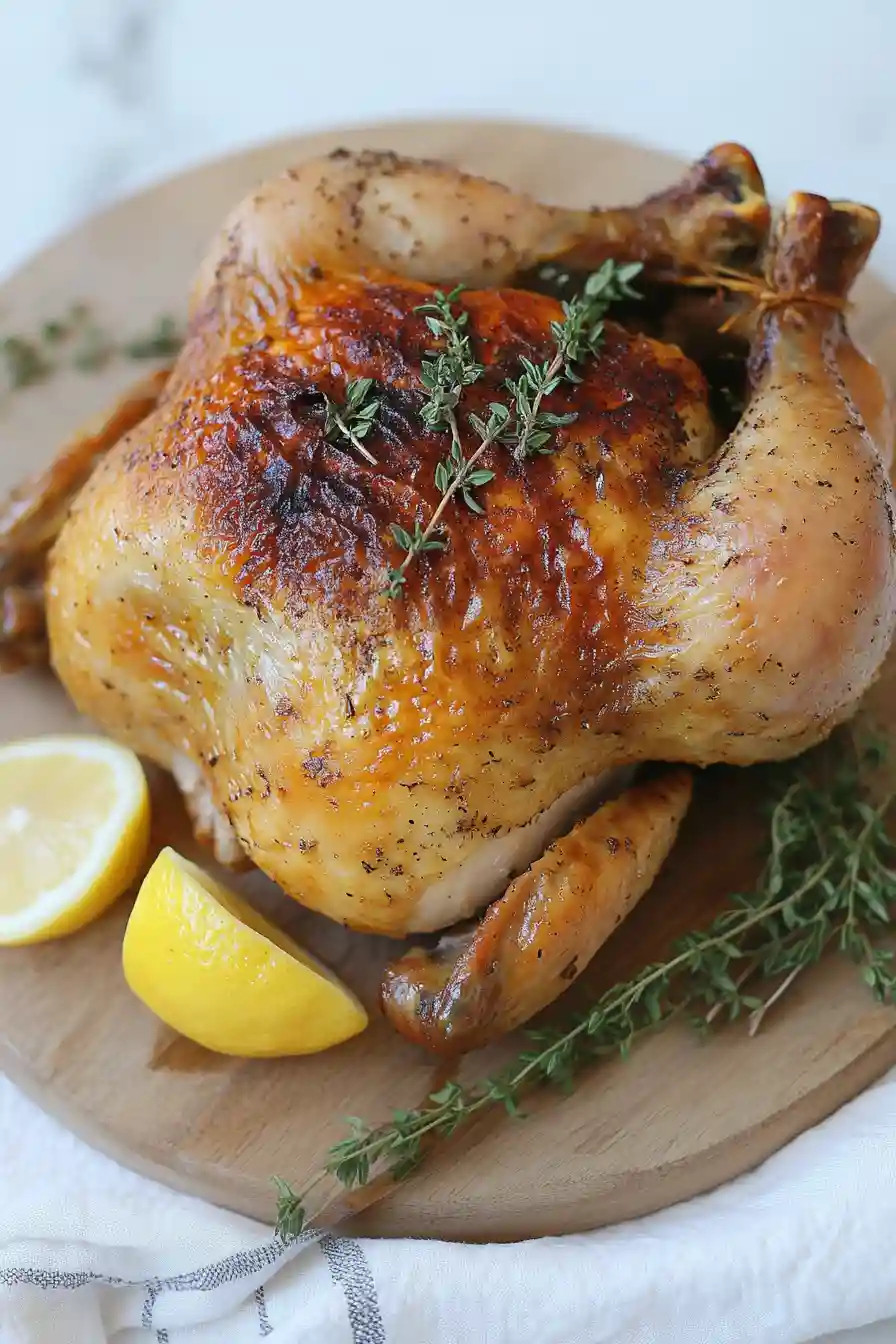 Juicy Homemade Rotisserie Chicken