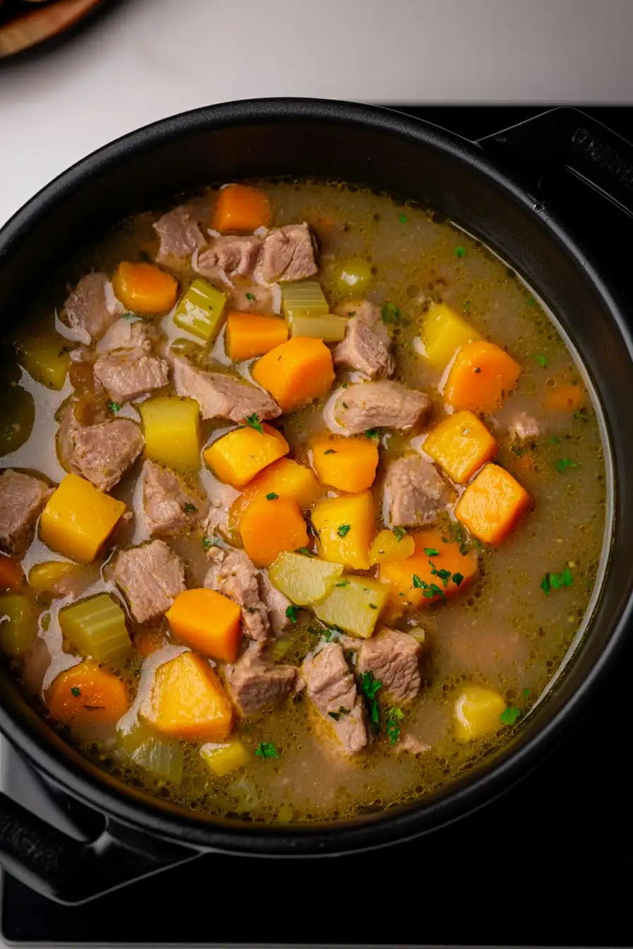 Flavorful Pork Stew with Butternut Squash