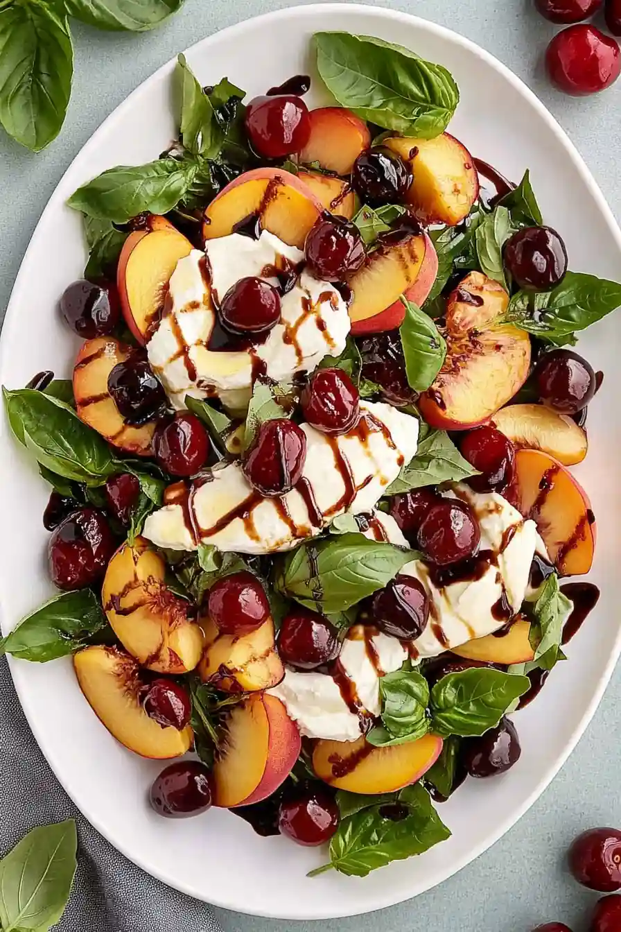 Easy Fruit Salad with Burrata