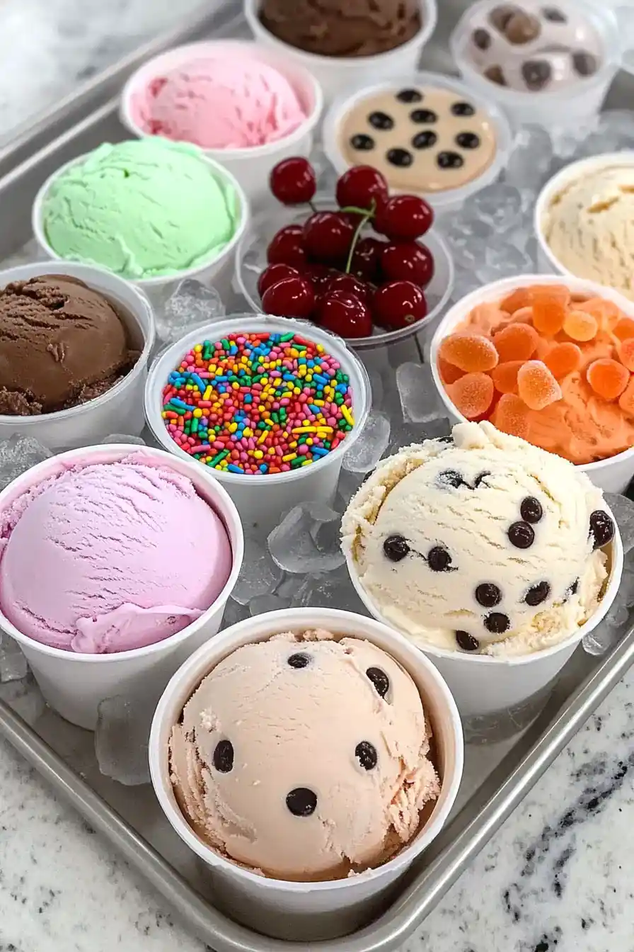 Healthy Ice Cream Sundae Bar Choices