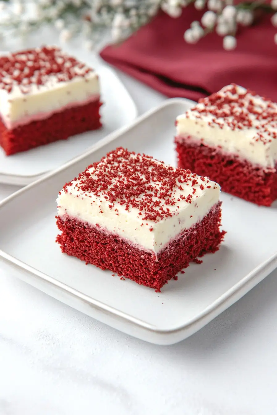 Easy One Layer Red Velvet Cake