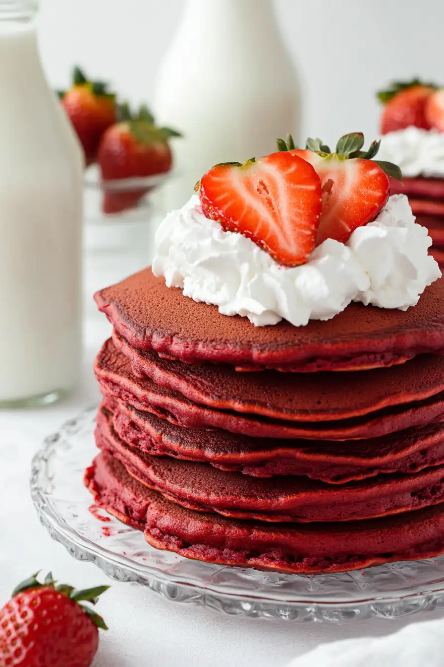 Best Red Velvet Cake Mix Pancakes