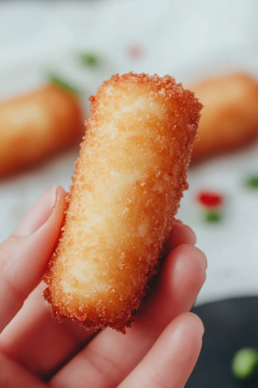 Quick Eggless Mozzarella Sticks