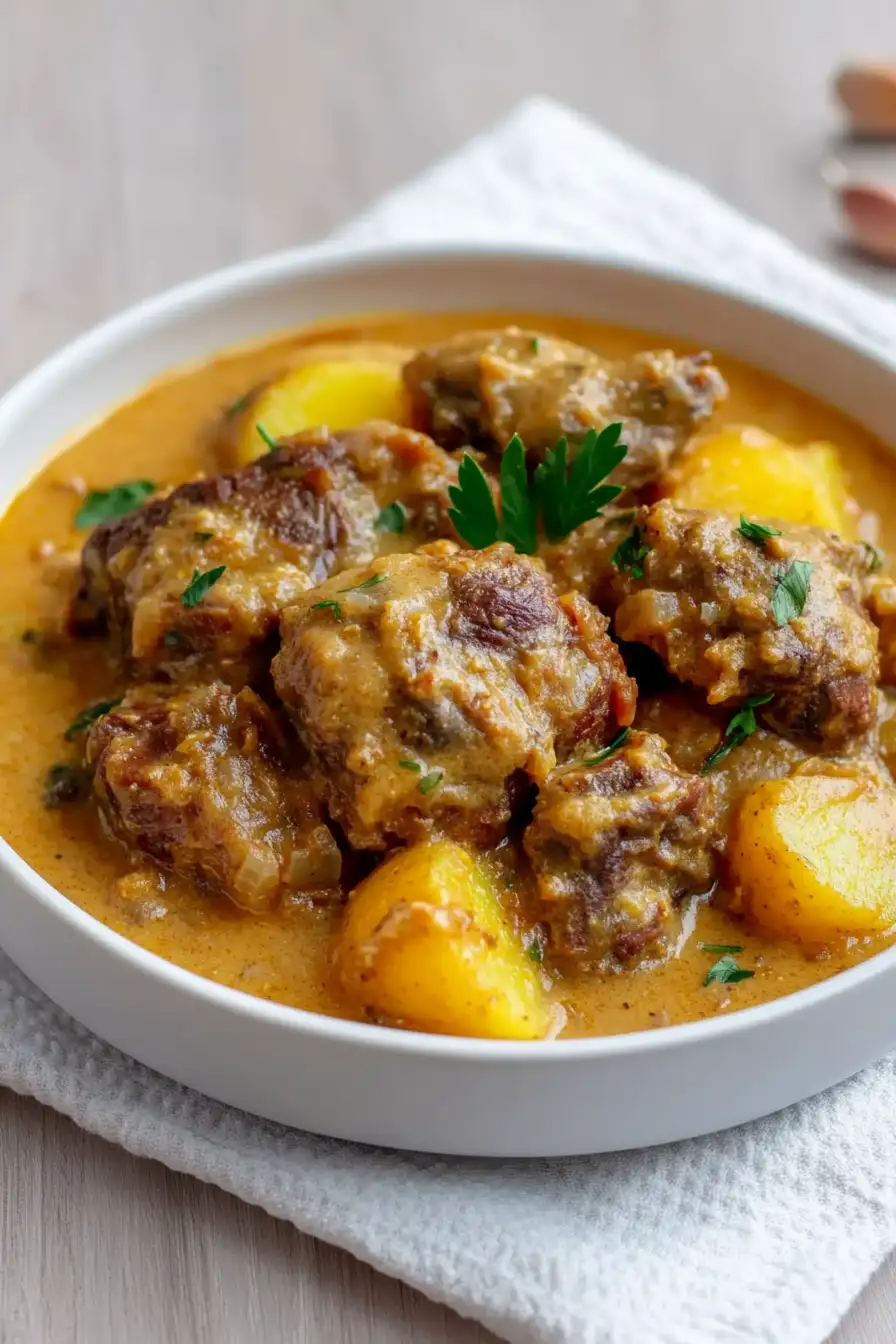 Savory Curry Oxtails Recipe
