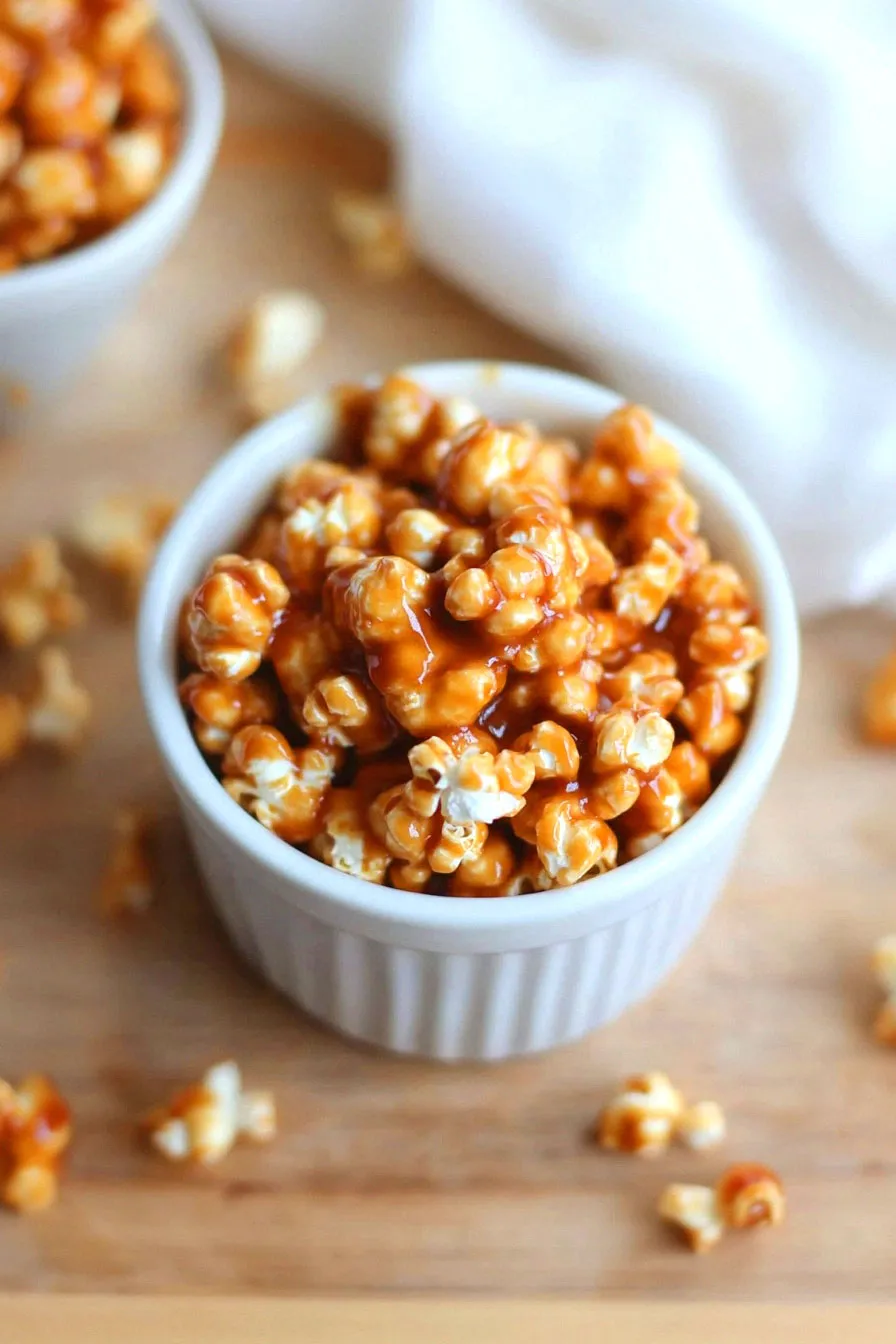 Homemade Werther's Caramel Popcorn Copycat