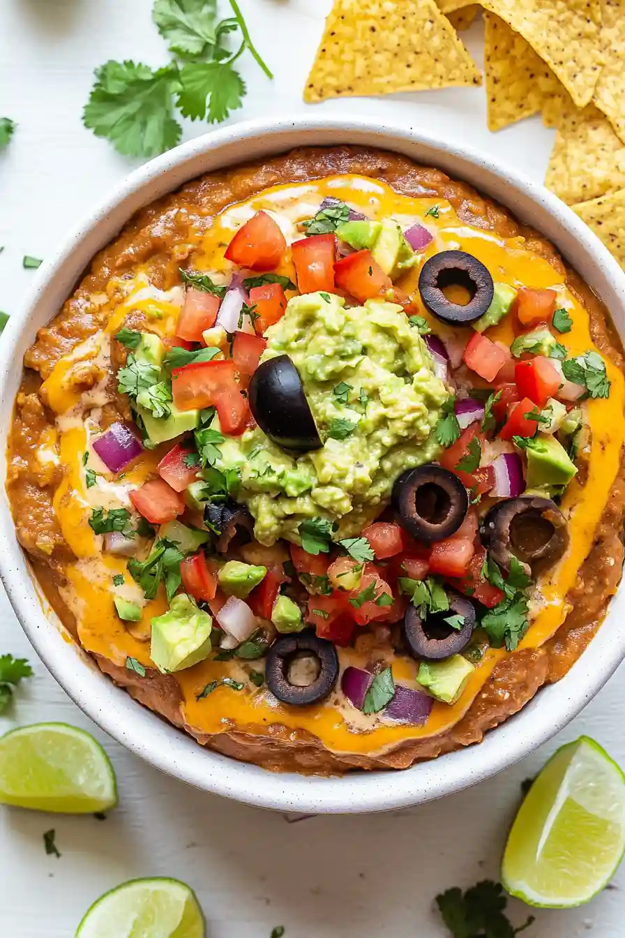 Creamy Vegan Seven Layer Dip