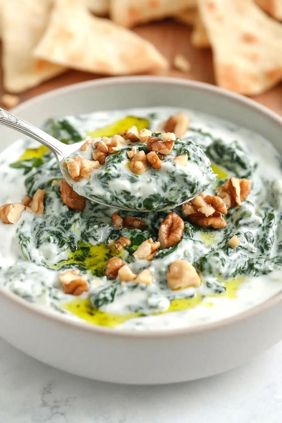 Easy Spinach Yogurt Dip