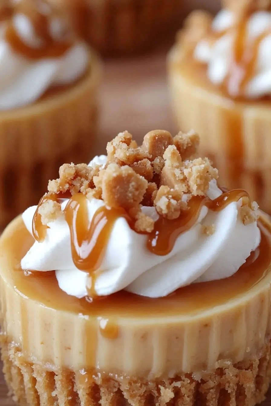 Juicy Mini Dulce de Leche Cheesecakes