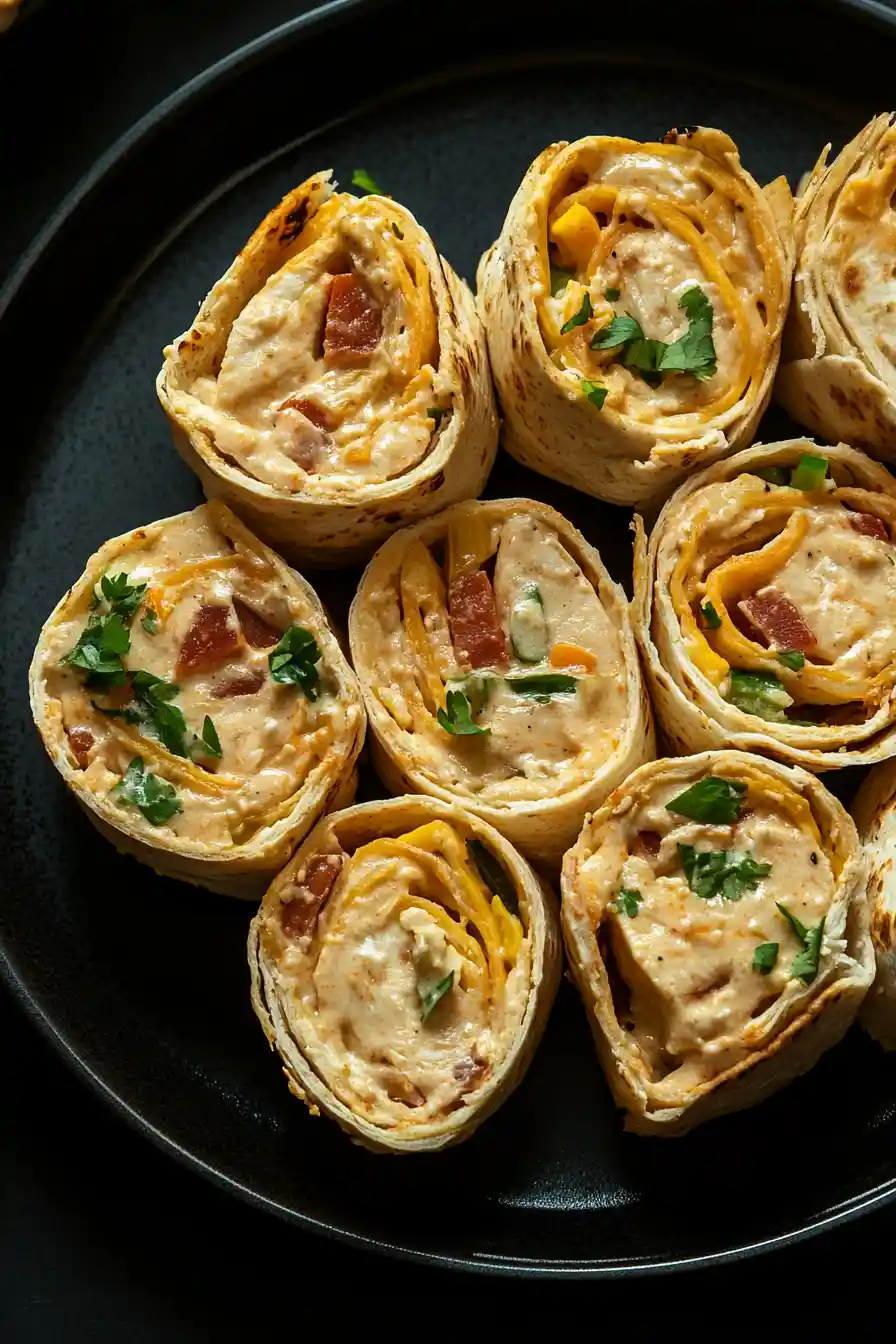 Flavorful Chicken Tortilla Roll Ups