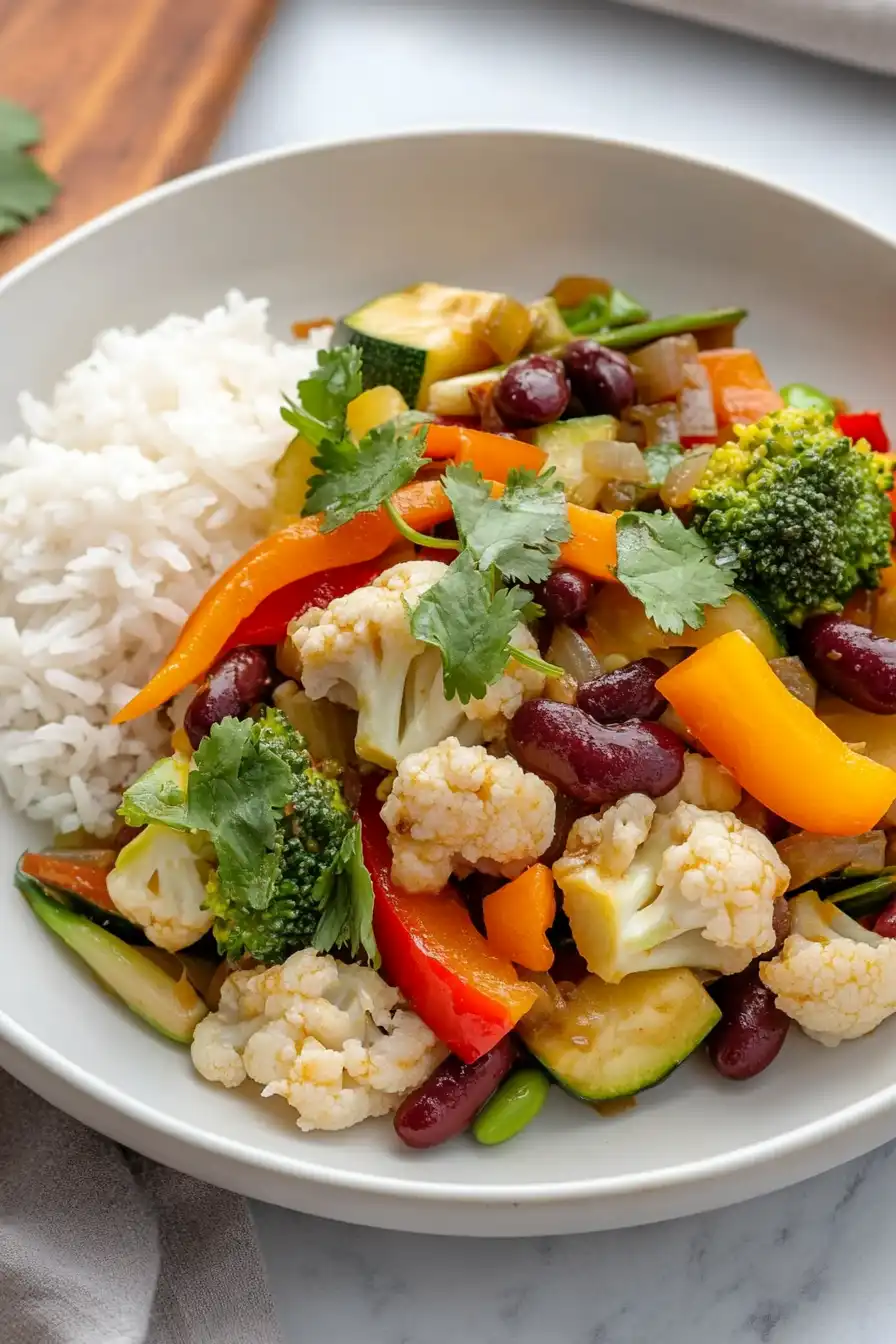 Quick Lemongrass Vegetable Stir Fry