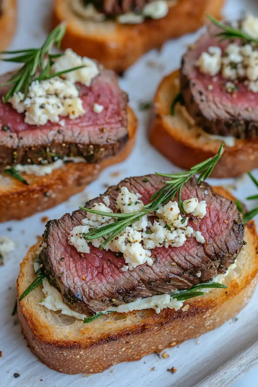 Best Filet Mignon Crostini