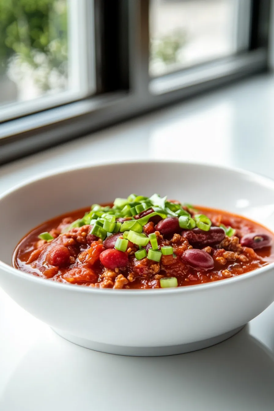 Spicy Chili Recipe with Fresh Tomatoes