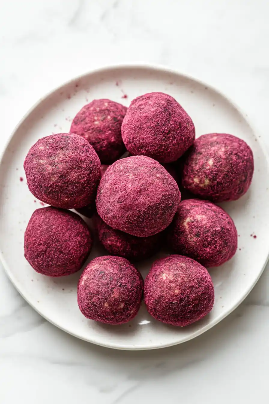 Delicious Red Velvet Energy Balls
