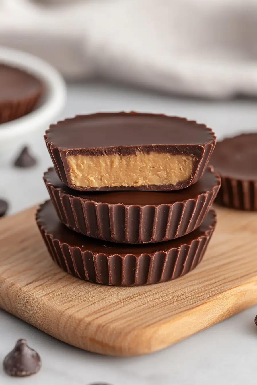 Healthy Peanut Butter Cups from Scratch