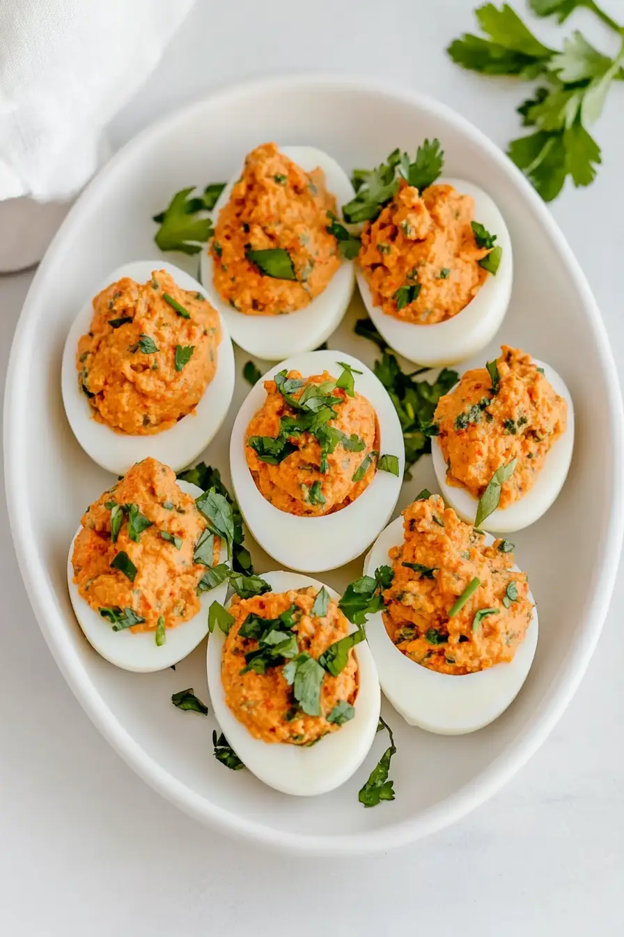 Spicy Curry Deviled Eggs Recipe