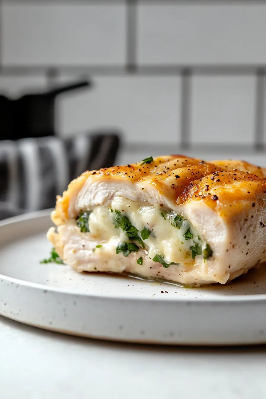 Quick Sous Vide Stuffed Chicken Breast