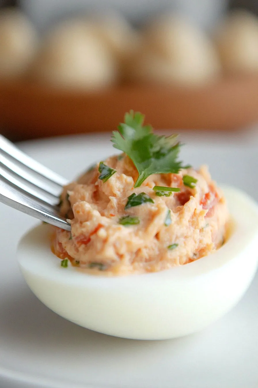 Easy Turkey Deviled Eggs
