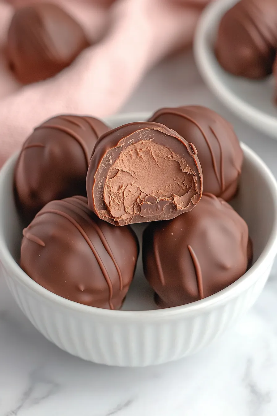 Quick Chickpea Truffles Snack