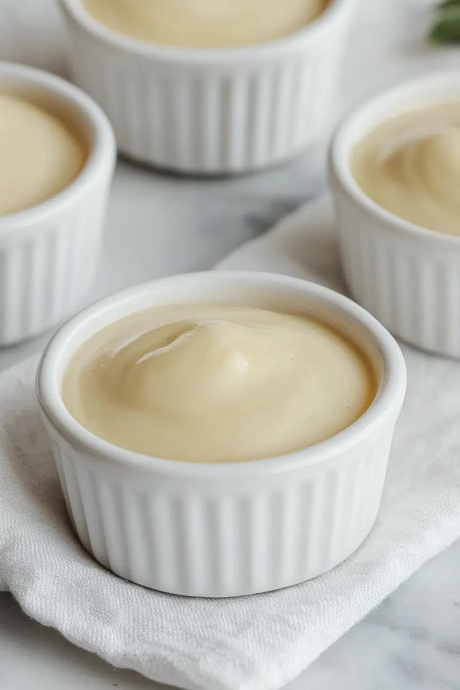 Delicious Egg Yolk Vanilla Pudding