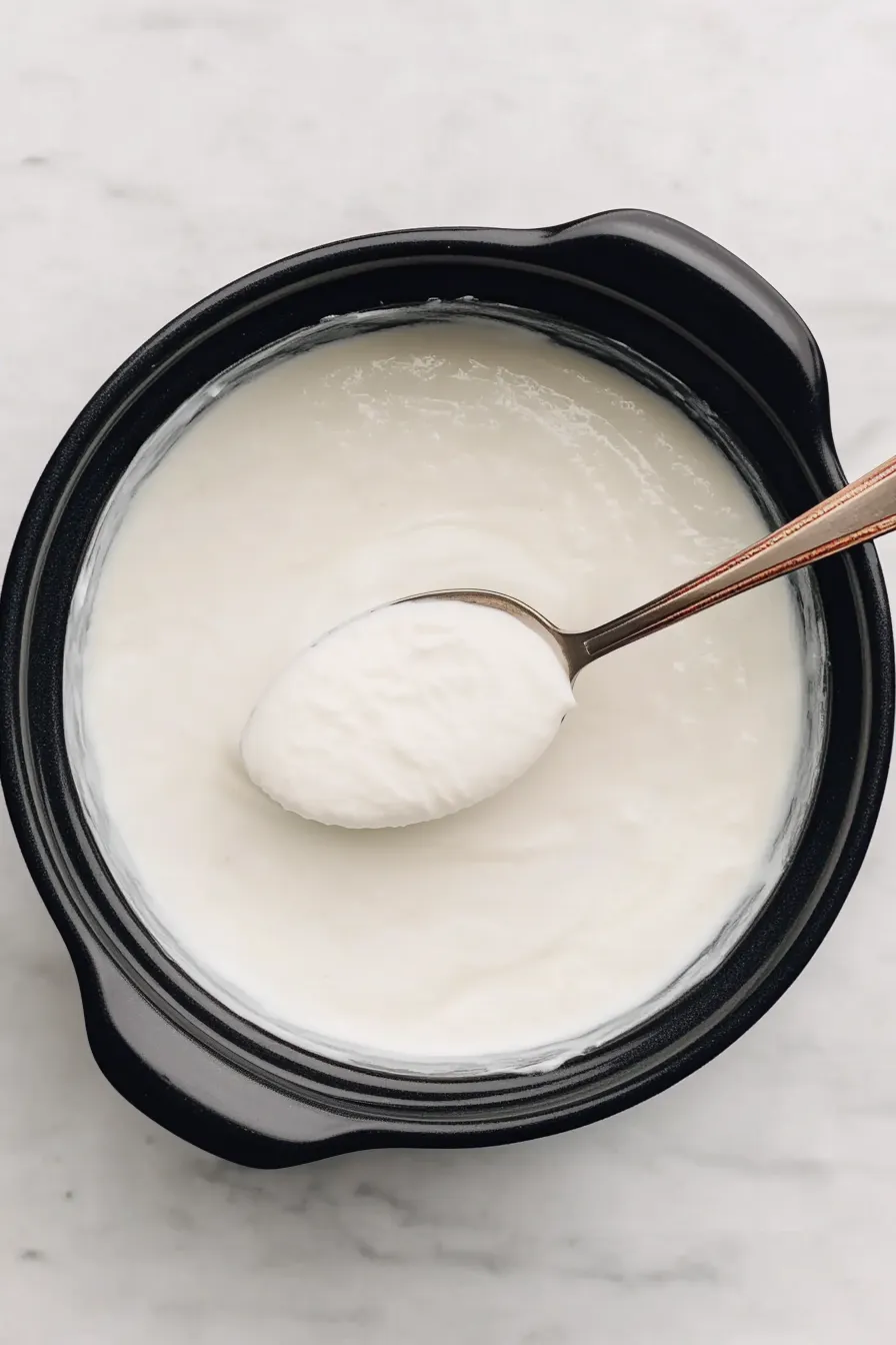 Easy Slow Cooker Yogurt Recipe