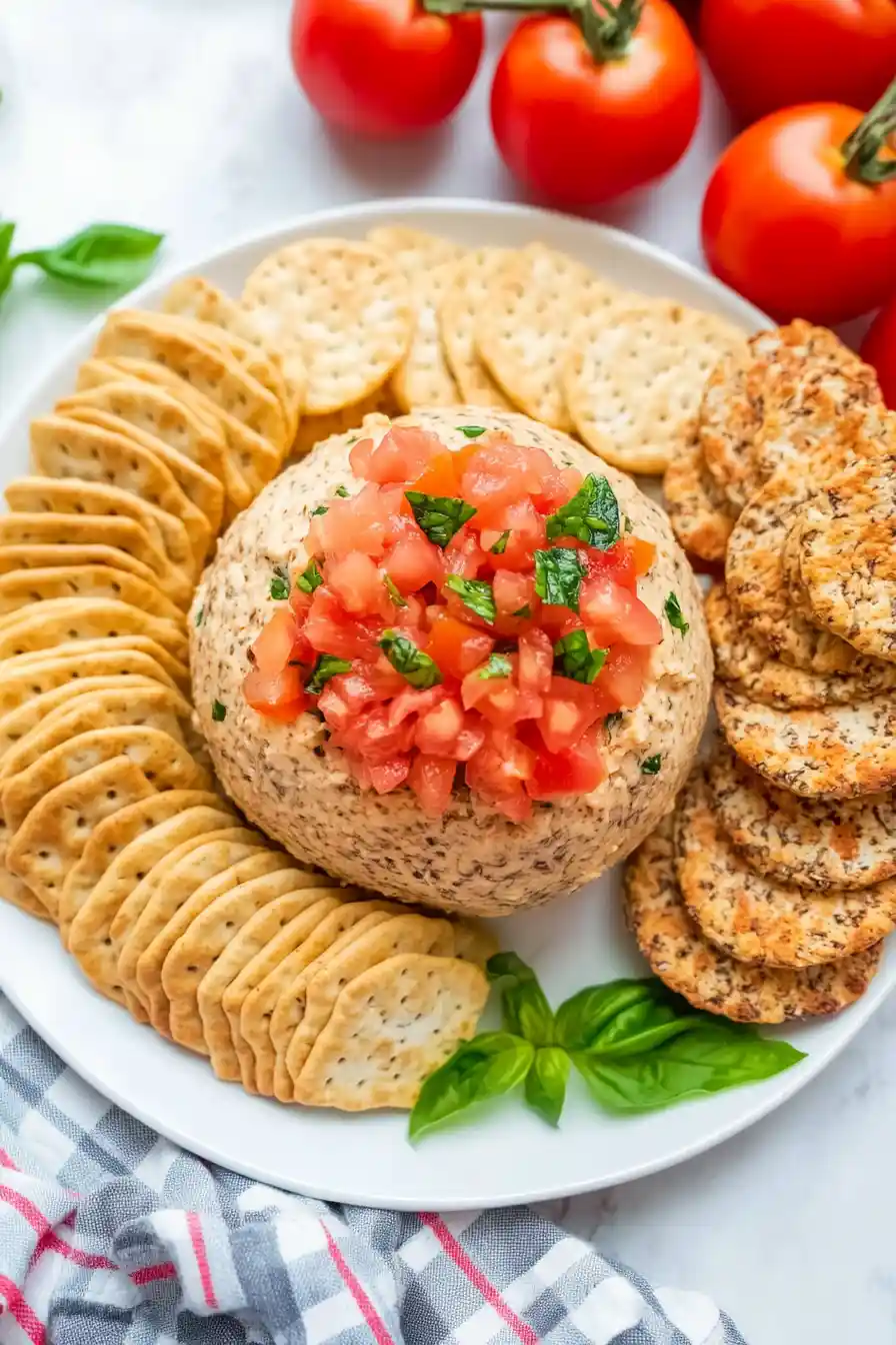 Flavorful Bruschetta Cheese Ball