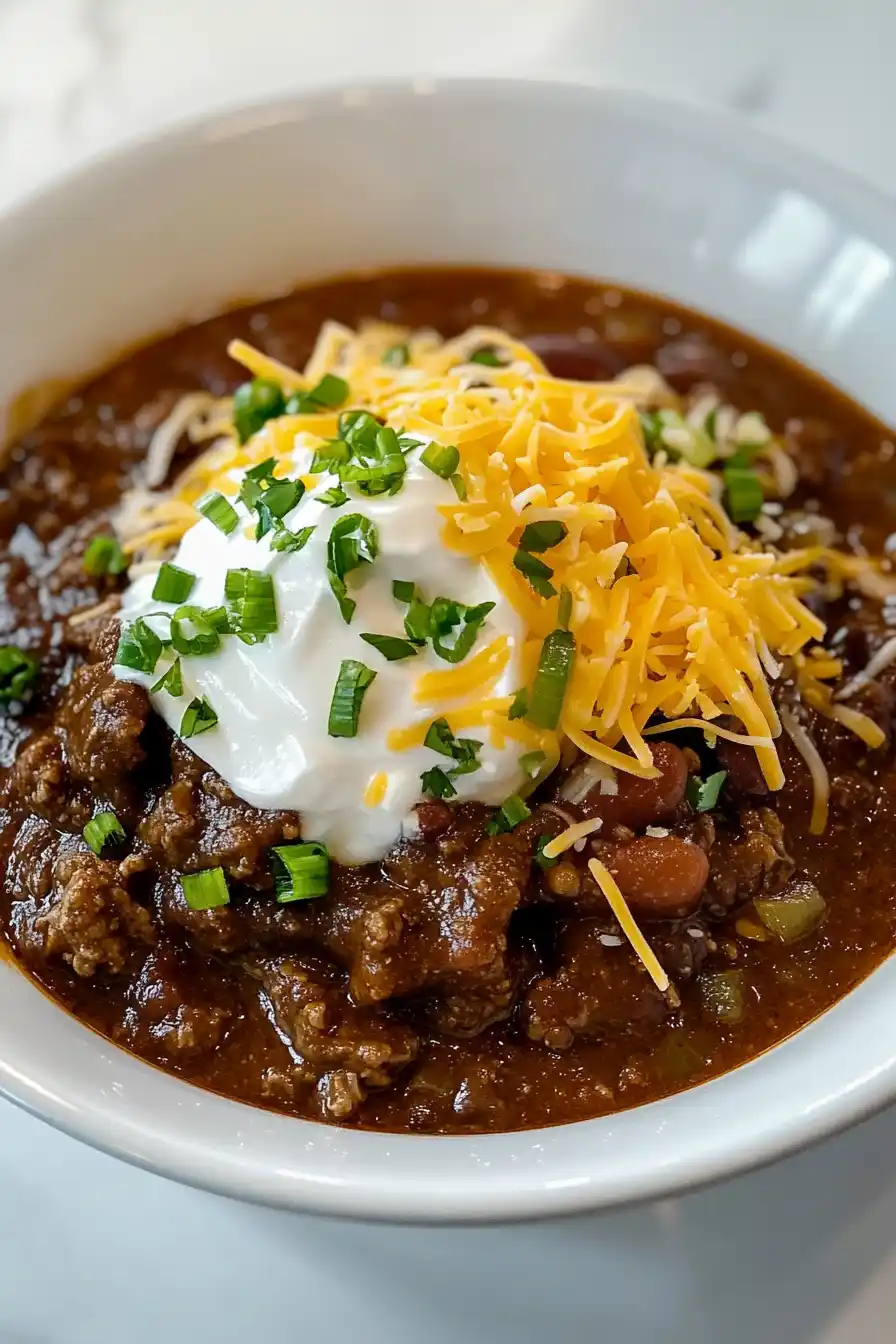 Quick No Tomato Chili Recipe