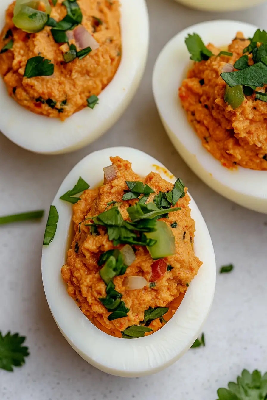 Spicy Curry Deviled Eggs Recipe